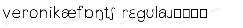 VERONICAfont Regular字体转换